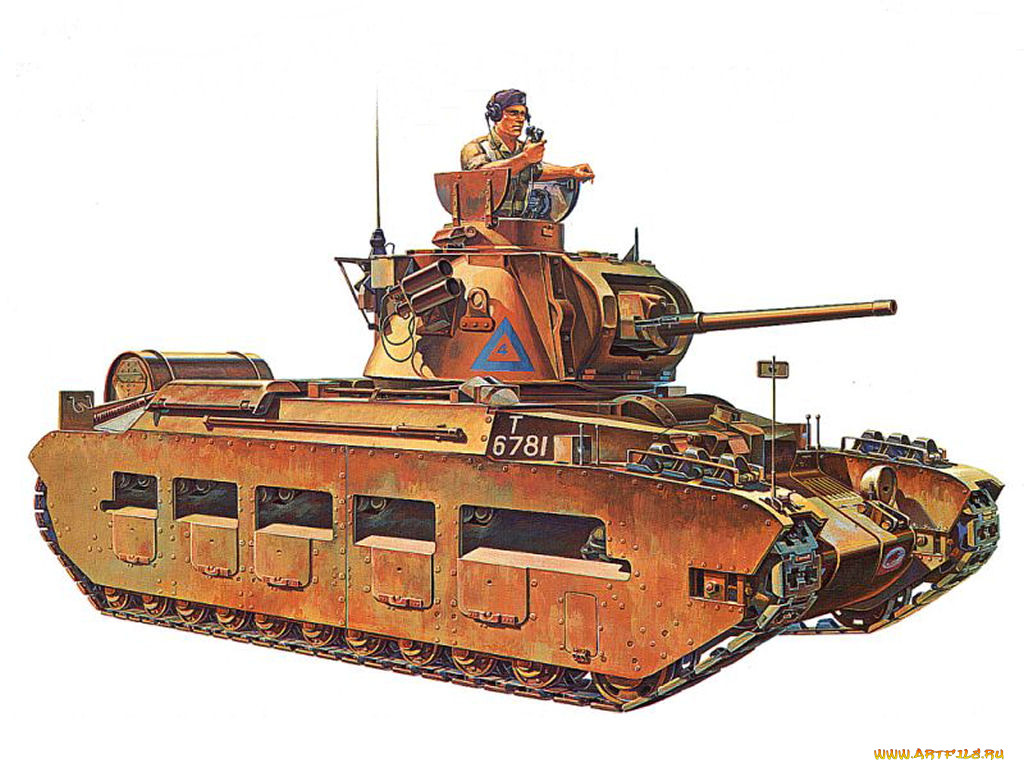 Пехотно танковый. Танк Matilda MK 2.
